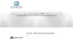 Desktop Screenshot of garnettsign.com